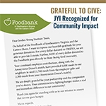 Grateful to Give, JYI Recognized for Community Impact